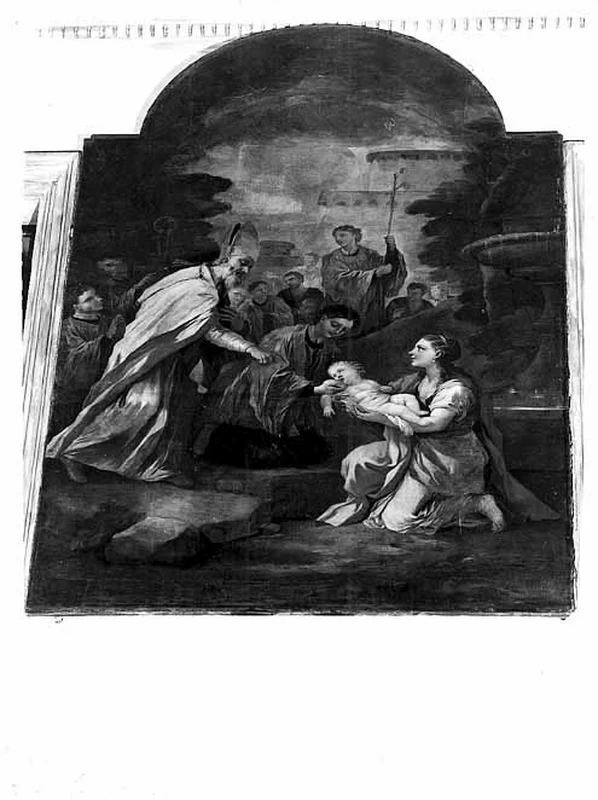 Scena del rinvenimento della mammella di sant'Agata - Gallipoli, Lecce 1